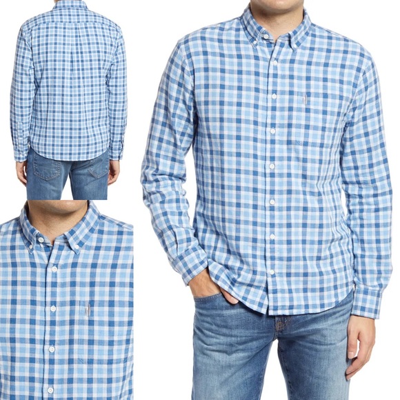 Johnnie-O Nelson Check Button-Down Shirt - Picture 10 of 14